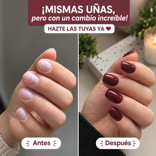 Uñas de Gel Sticker en Casa y en Minutos